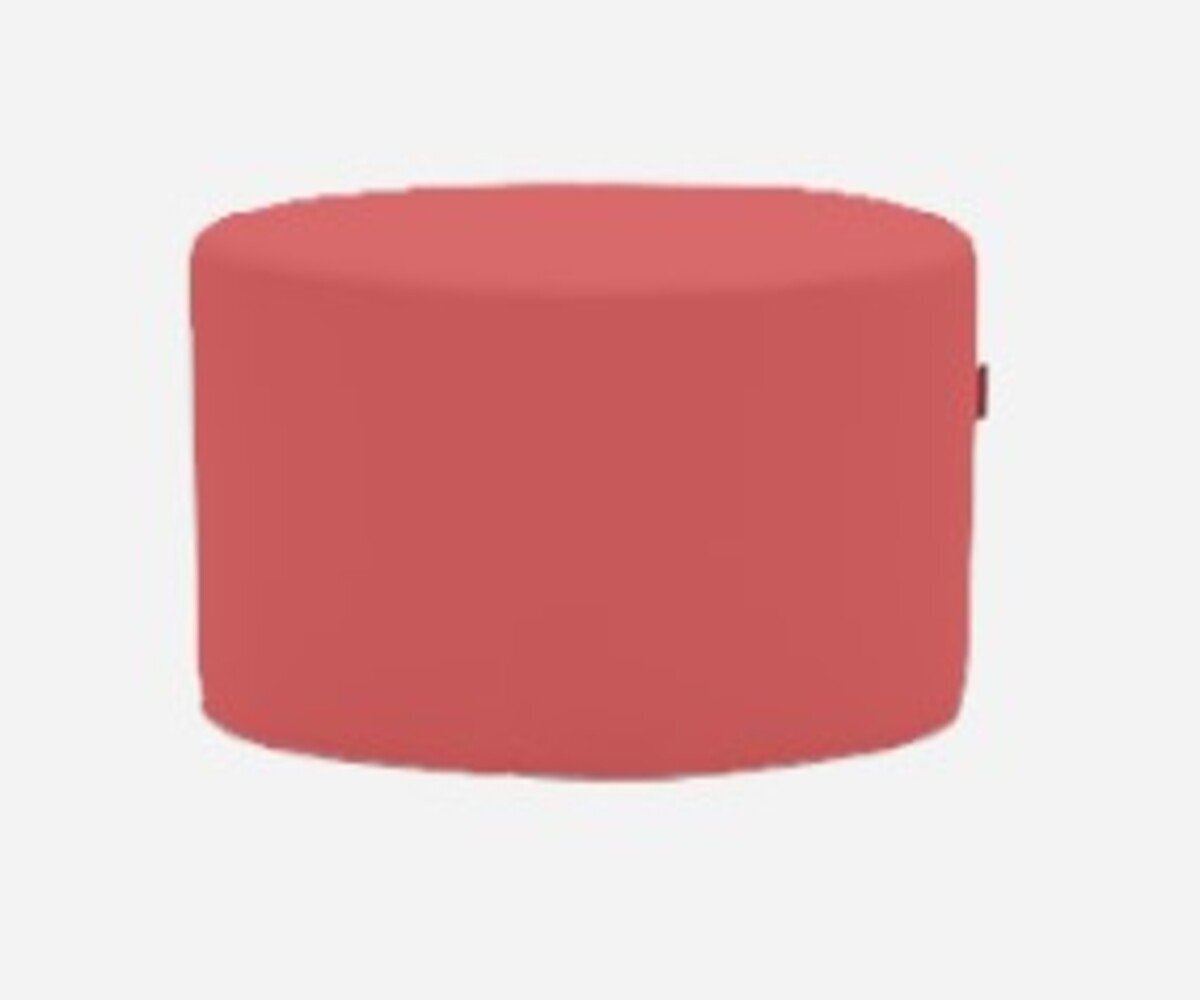 Softline Bon-Bon Pouf Medium - Felt Melange - 650 Light Red