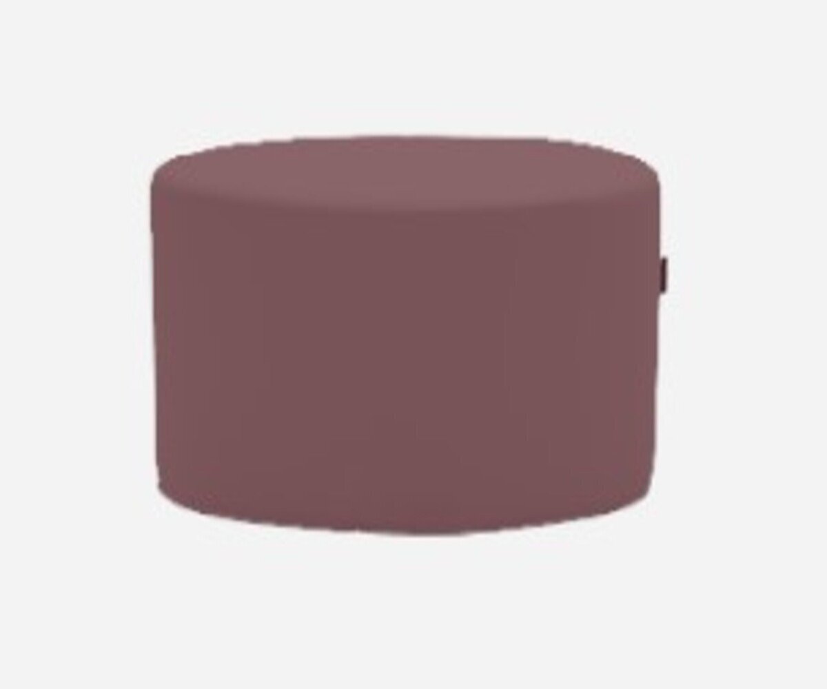 Softline Bon-Bon Pouf Medium - Felt Melange - 651 Eggplant