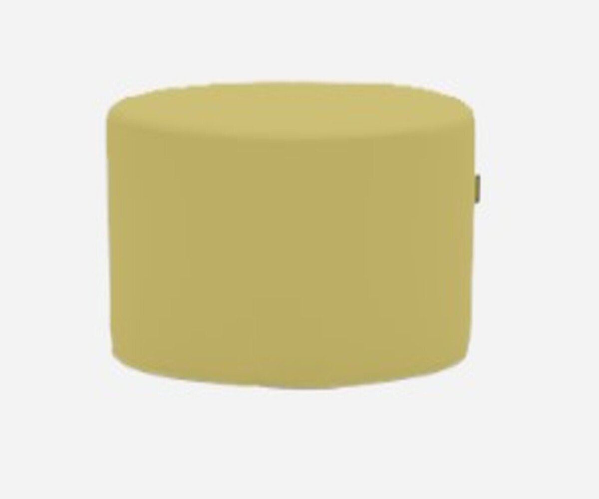Softline Bon-Bon Pouf Medium - Felt Melange - 847 Mustard