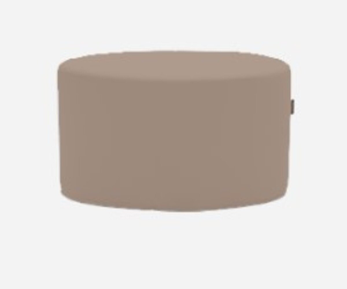 Softline Bon-Bon Pouf Medium - Felt Melange - 849 Light Brown