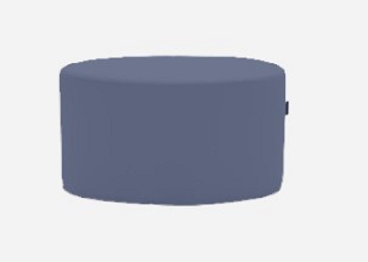 Softline Bon-Bon Pouf Medium - Felt Melange - 859 Berry