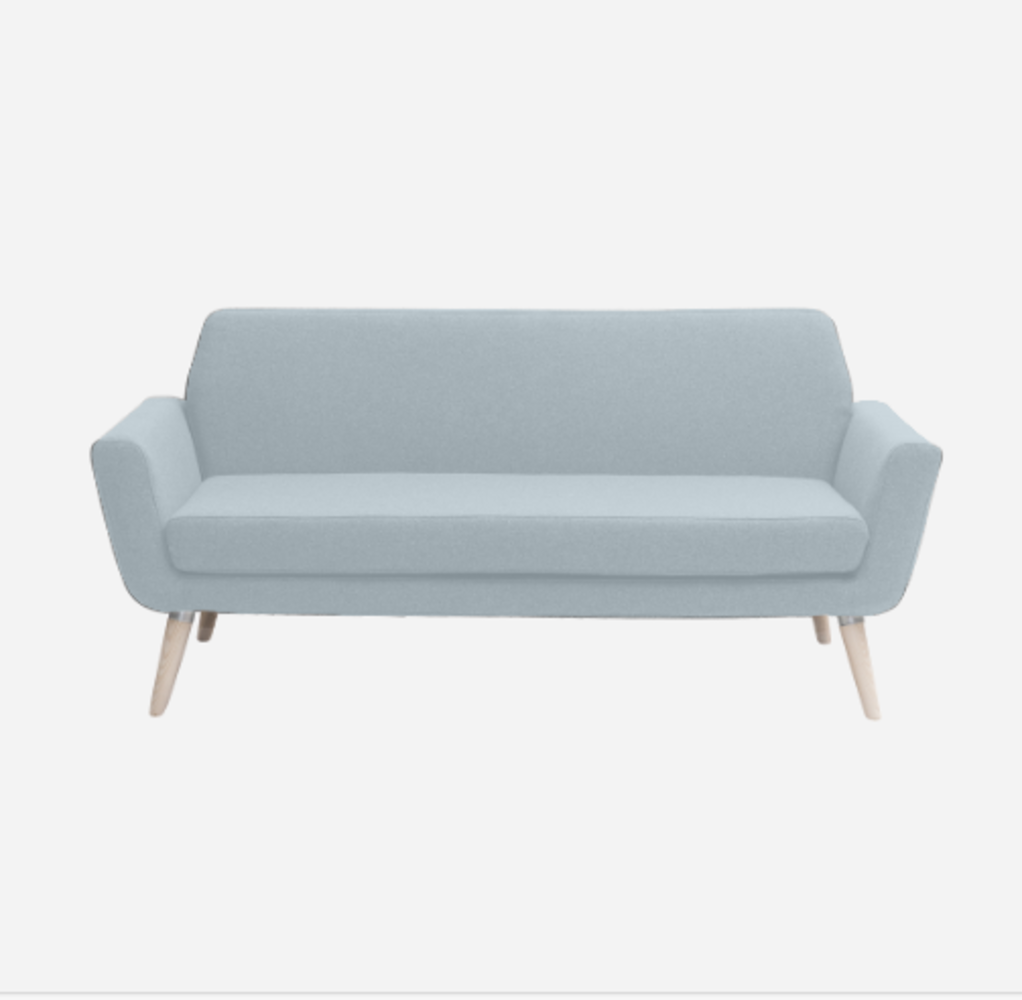 Softline Scope Sofa-Felt Melange - 641 Light Blue