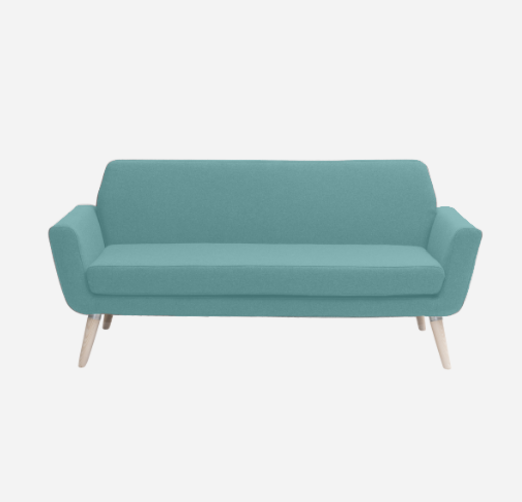 Softline Scope Sofa-Felt Melange - 652 Turquoise