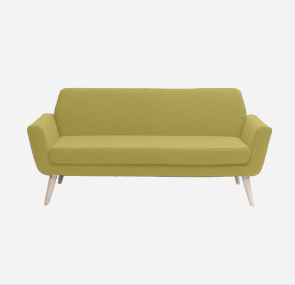 Softline Scope Sofa-Felt Melange - 847 Mustard