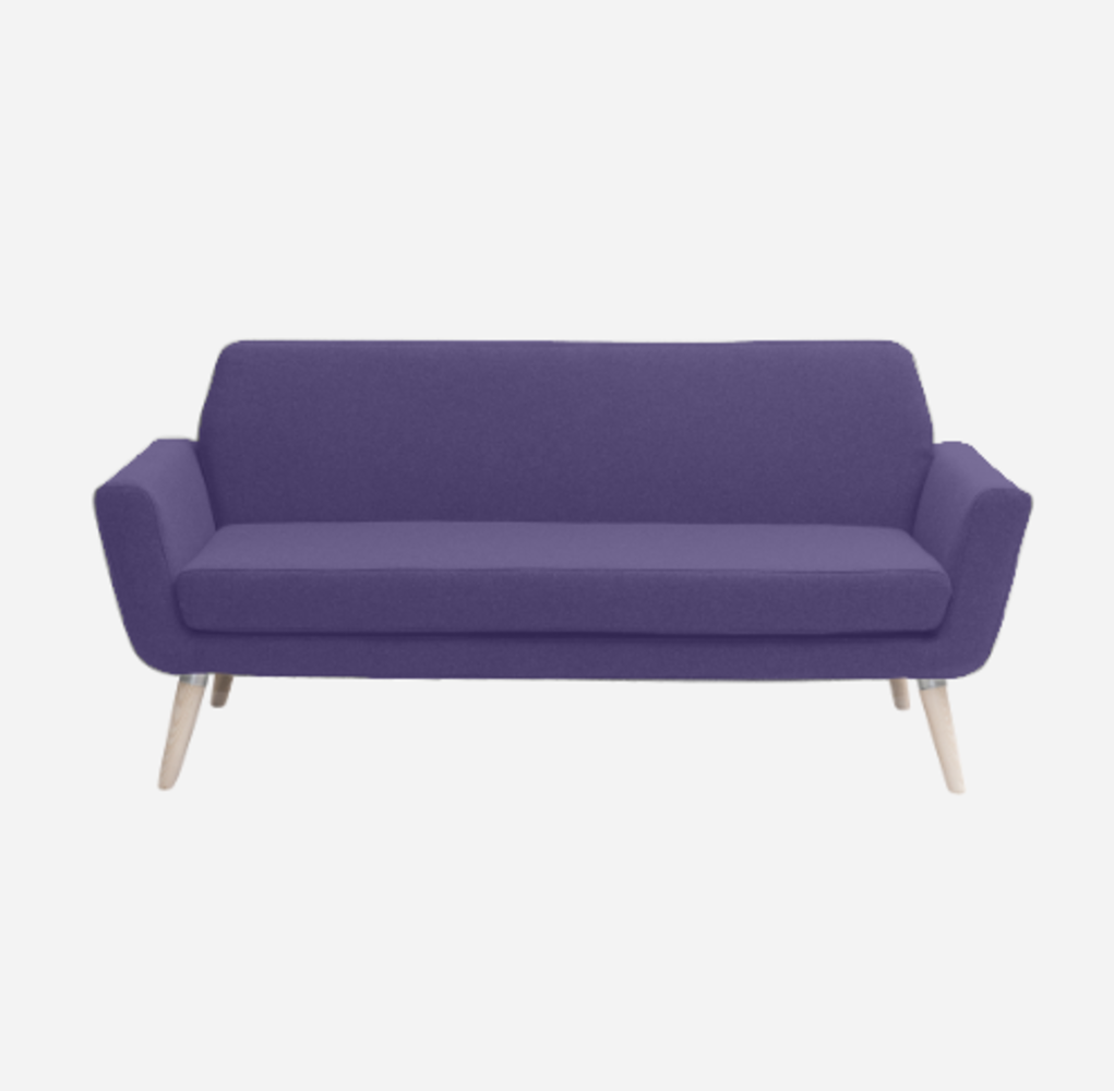 Softline Scope Sofa-Felt - 581 Eggplant