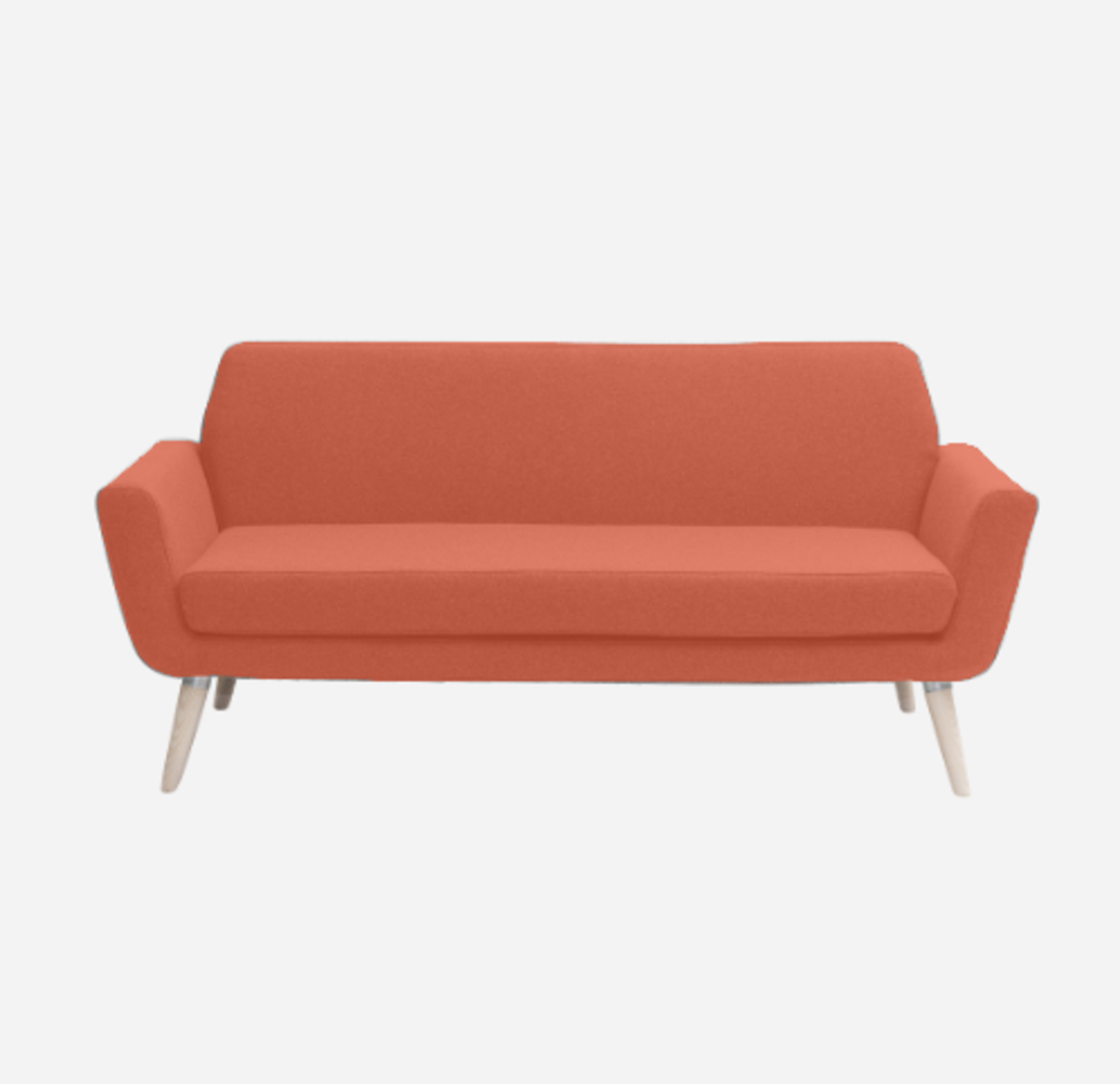 Softline Scope Sofa-Felt - 624 Orange