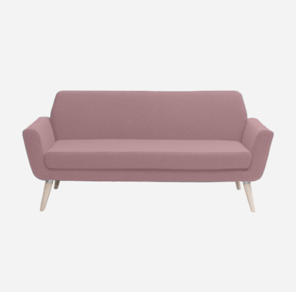 Softline Scope Sofa-Felt Melange - 299 Antique Pink