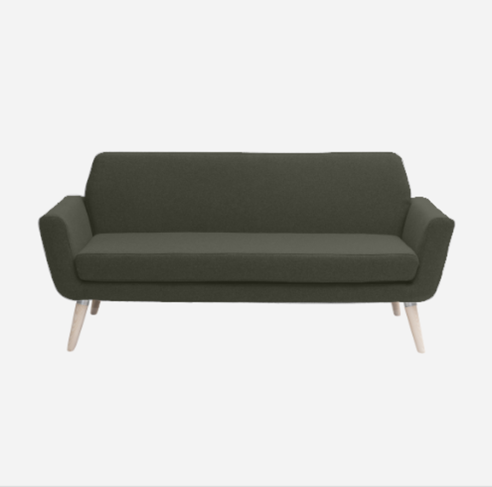 Softline Scope Sofa-Felt Melange - 294 Dark Green