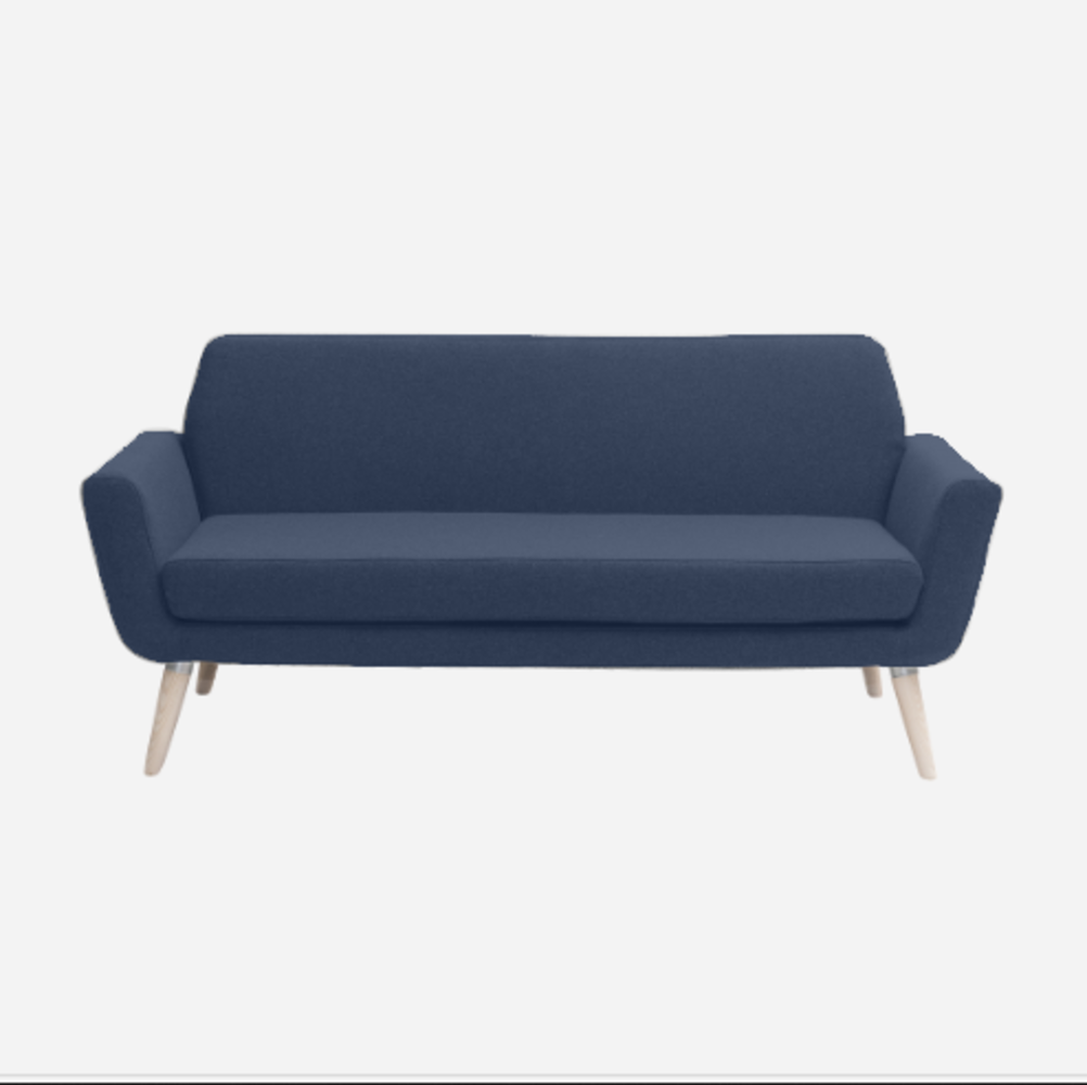 Softline Scope Sofa-Felt Melange - 289 Dark Blue