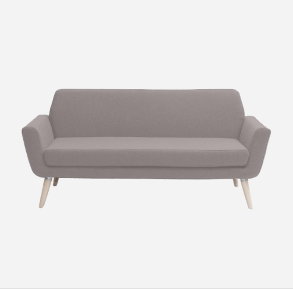 Softline Scope Sofa-schwarz-Vision - 395 Violet