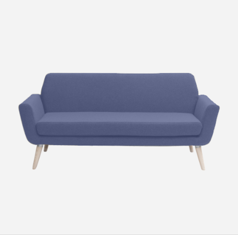 Softline Scope Sofa-schwarz-Vision - 450 Purple