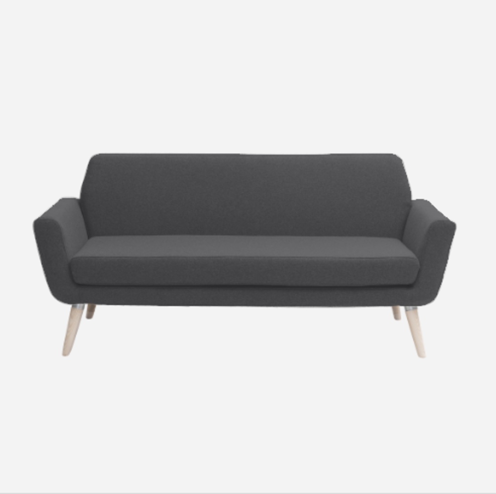 Softline Scope Sofa-schwarz-Vision - 449 Anthracite