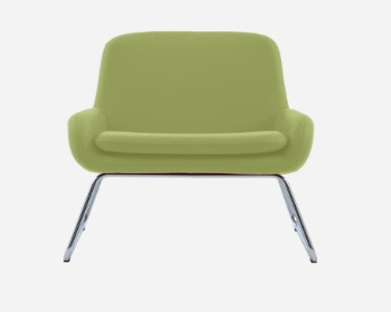 Softline Coco Sessel mit Kufen - Felt - 579 Green
