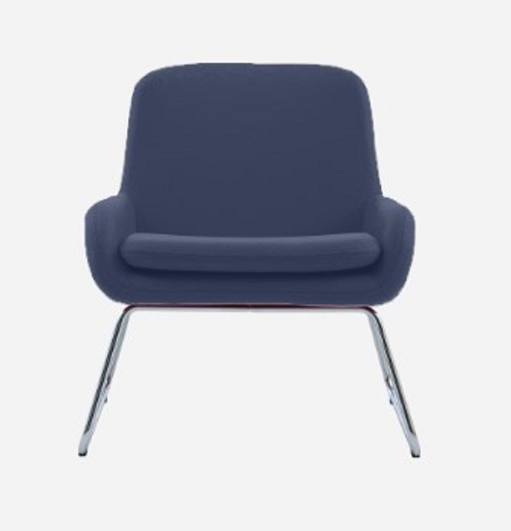 Softline Coco Sessel mit Kufen - Felt Melange - 859 Berry