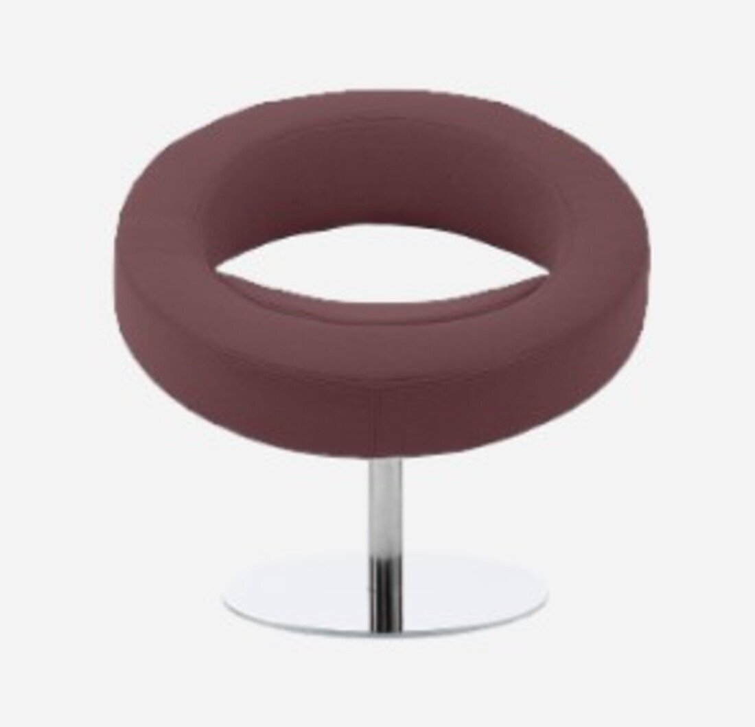Softline Hello Sessel - Felt Melange - 651 Eggplant