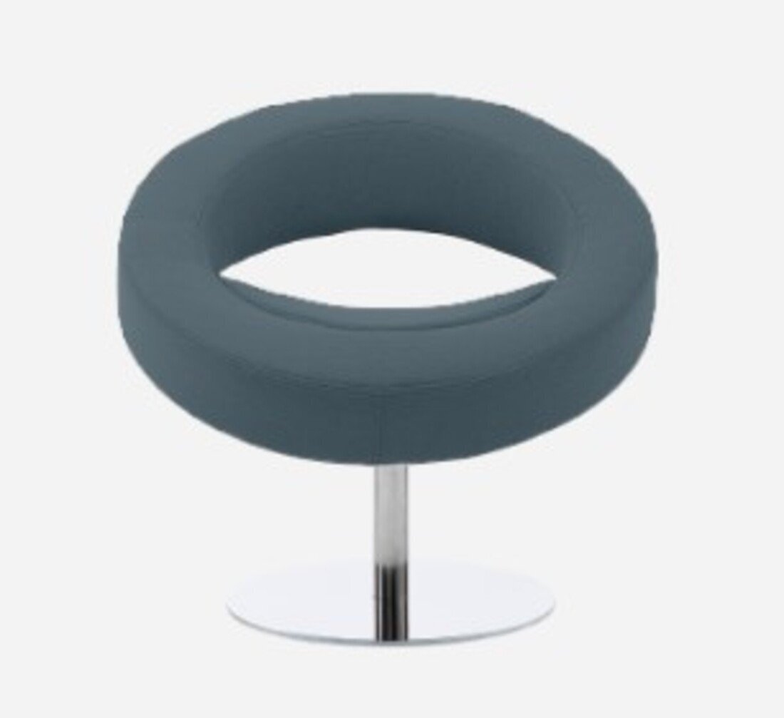 Softline Hello Sessel - Felt Melange - 846 Blue Grey