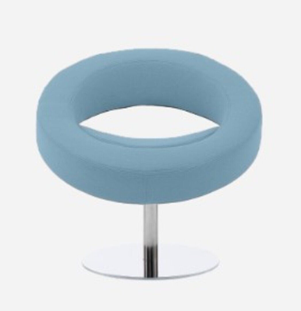 Softline Hello Sessel - Felt Melange - 858 Sky Blue