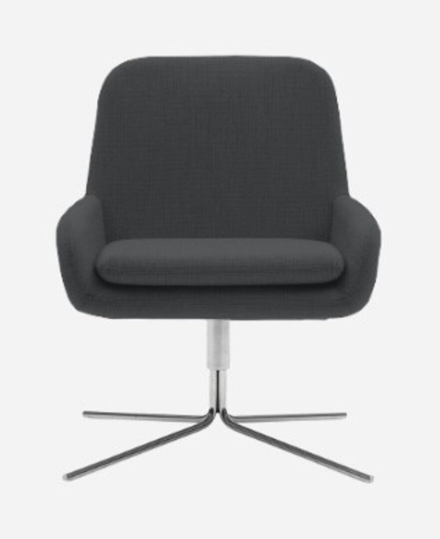 Softline Coco Drehsessel - Felt - 636 Black