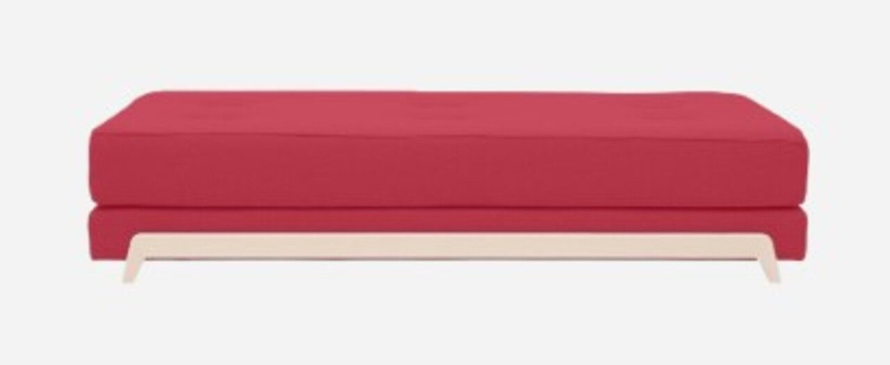 Softline Frame Schlafsofa mit Kaltschaum-Matratze - Felt - 588 Red