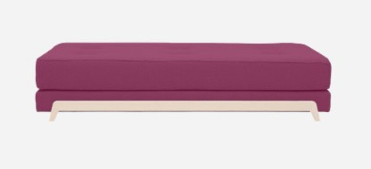Softline Frame Schlafsofa mit Kaltschaum-Matratze - Felt - 629 Berry