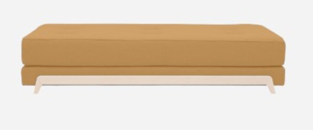 Softline Frame Schlafsofa mit Kaltschaum-Matratze - Felt Melange - 296 Ochre