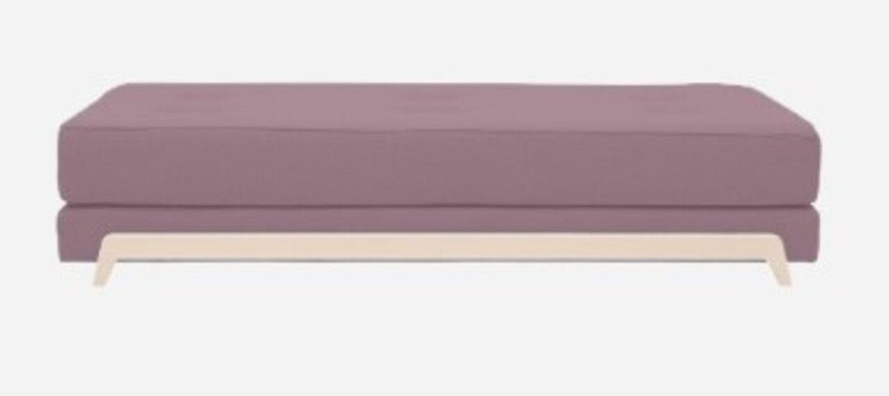 Softline Frame Schlafsofa mit Kaltschaum-Matratze - Felt Melange - 640 Purple