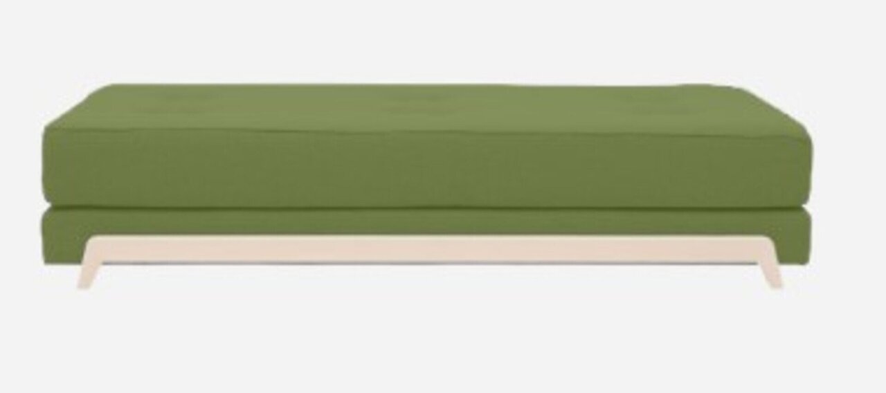 Softline Frame Schlafsofa mit Kaltschaum-Matratze - Felt Melange - 855 Olive