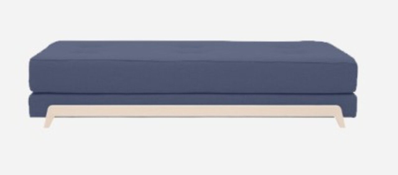 Softline Frame Schlafsofa mit Kaltschaum-Matratze - Felt Melange - 859 Berry