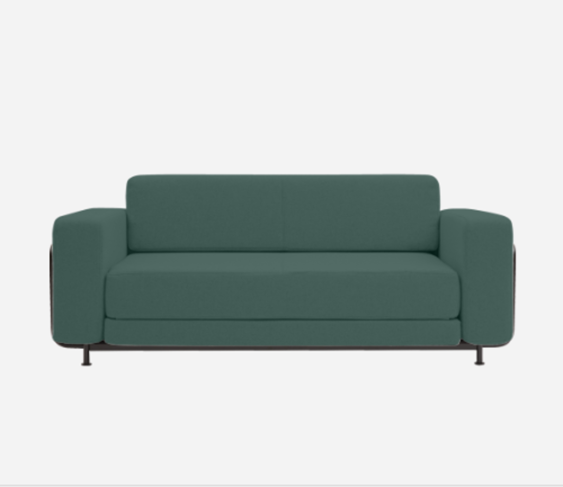 Softline SILVER Schlafsofa-Cento, Felt, Felt Melange, Valencia, Velvet