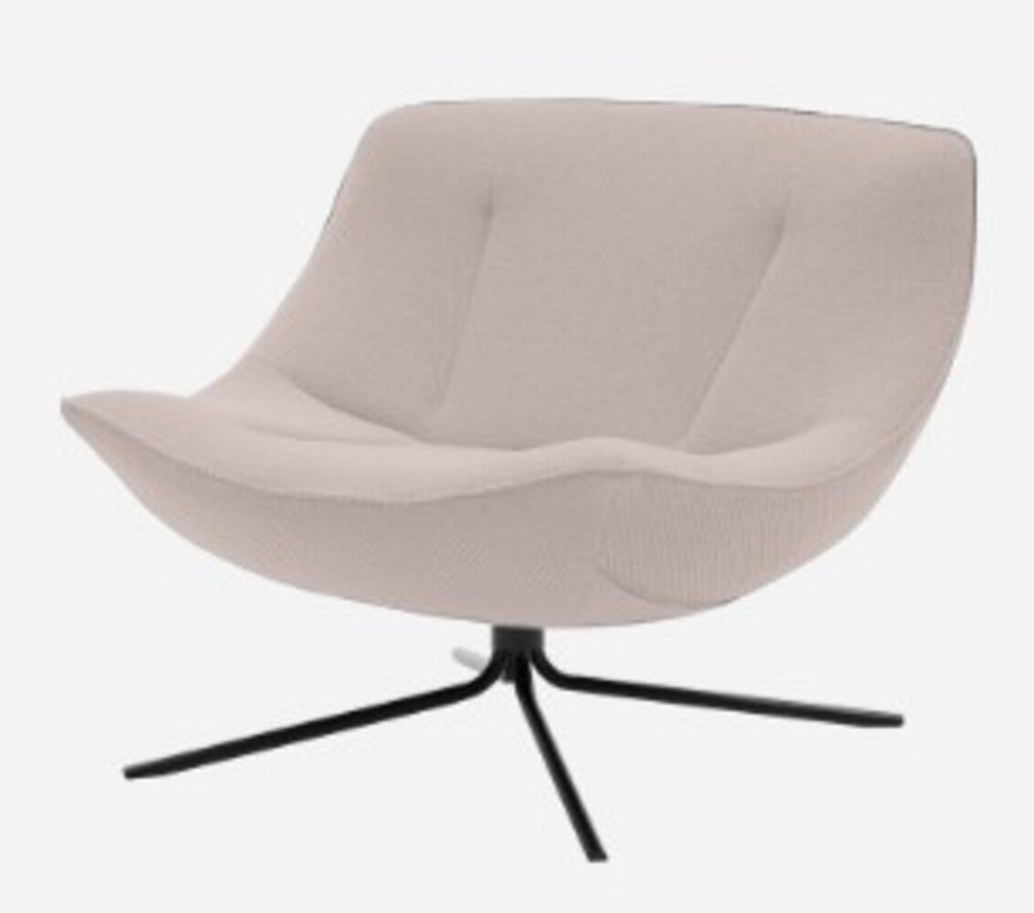 SOFTLINE VERA SESSEL - Felt Melange - 642 Lilac