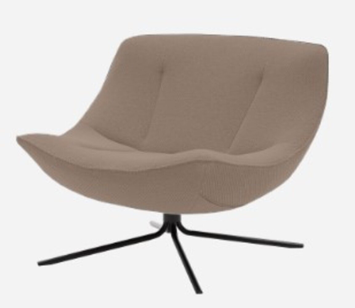 SOFTLINE VERA SESSEL - Felt Melange - 849 Light Brown
