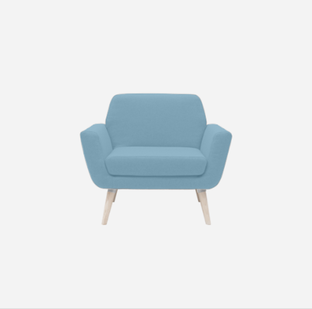 Softline SCOPE SESSEL-Felt Melange - 858 Sky Blue