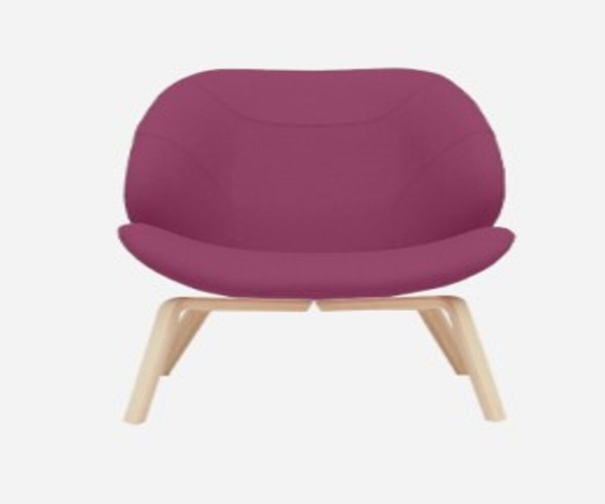 SOFTLINE EDEN SESSEL - Felt - 629 Berry