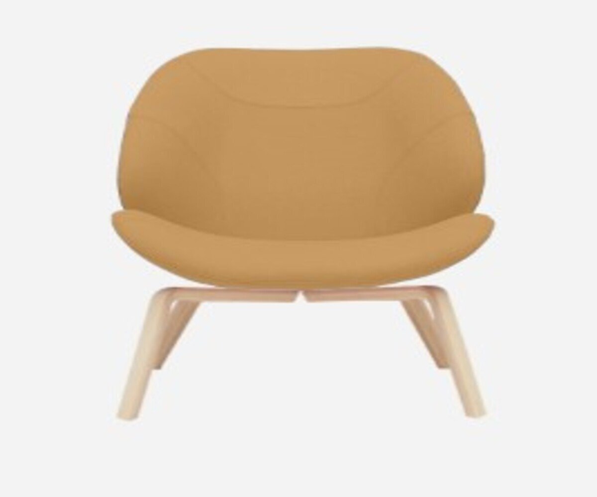 SOFTLINE EDEN SESSEL - Felt Melange - 296 Ochre