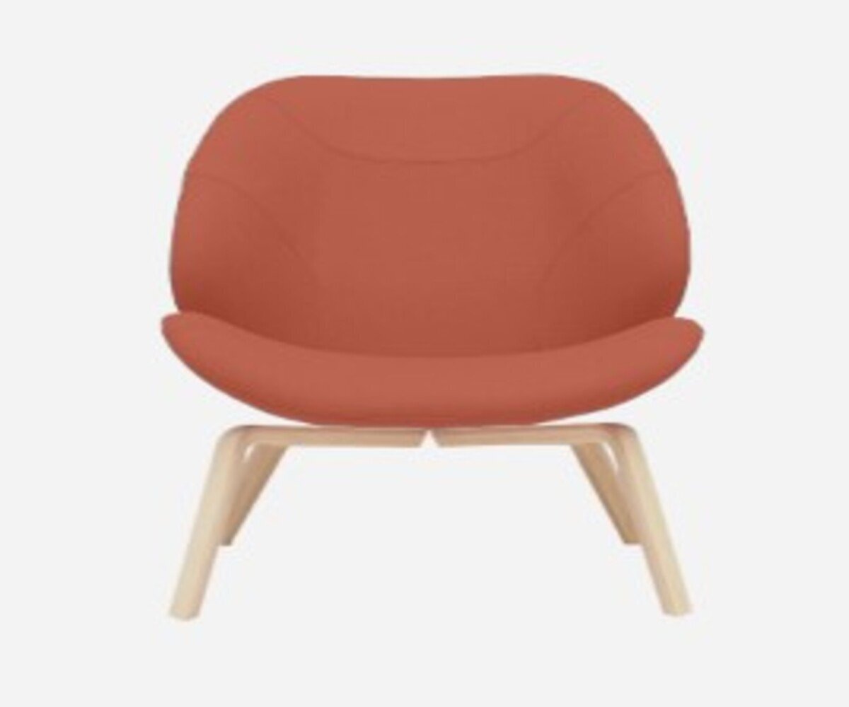 SOFTLINE EDEN SESSEL - Felt Melange - 298 Red