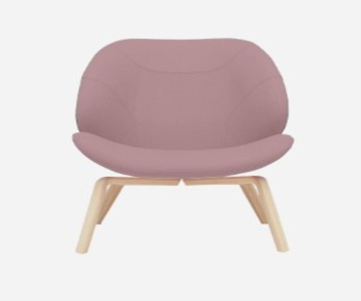 SOFTLINE EDEN SESSEL - Felt Melange - 299 Antique Pink