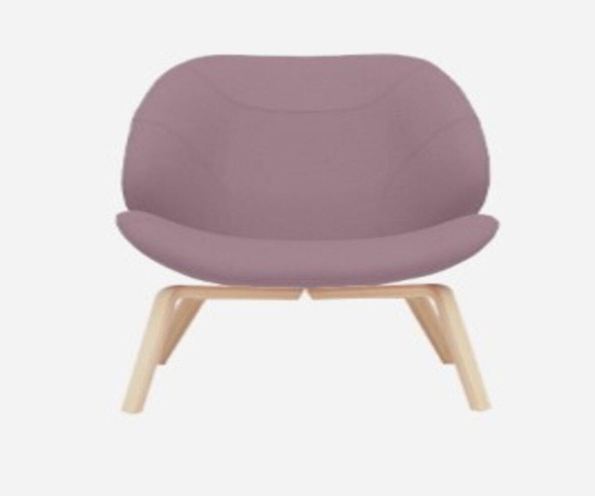 SOFTLINE EDEN SESSEL - Felt Melange - 640 Purple
