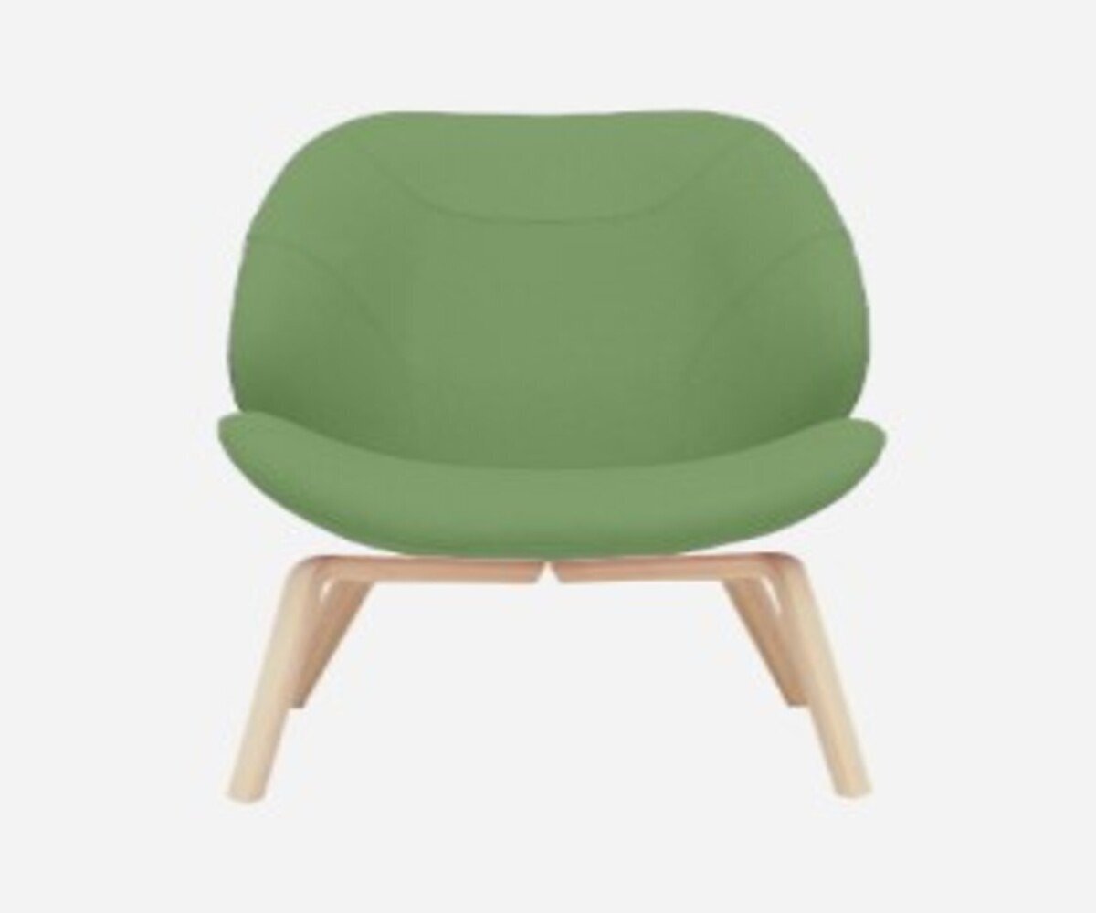 SOFTLINE EDEN SESSEL - Felt Melange - 848 Green