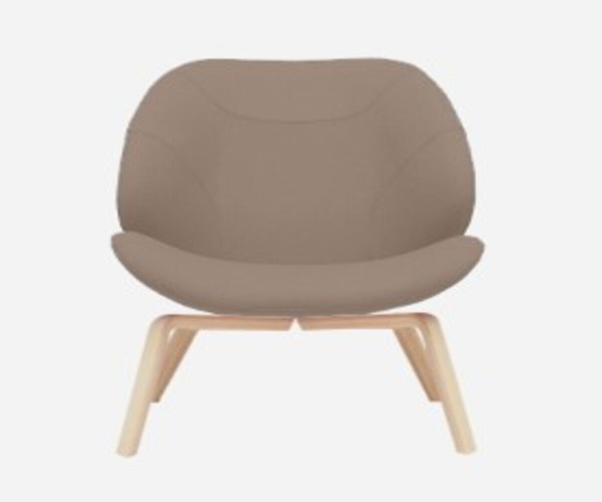 SOFTLINE EDEN SESSEL - Felt Melange - 849 Light Brown