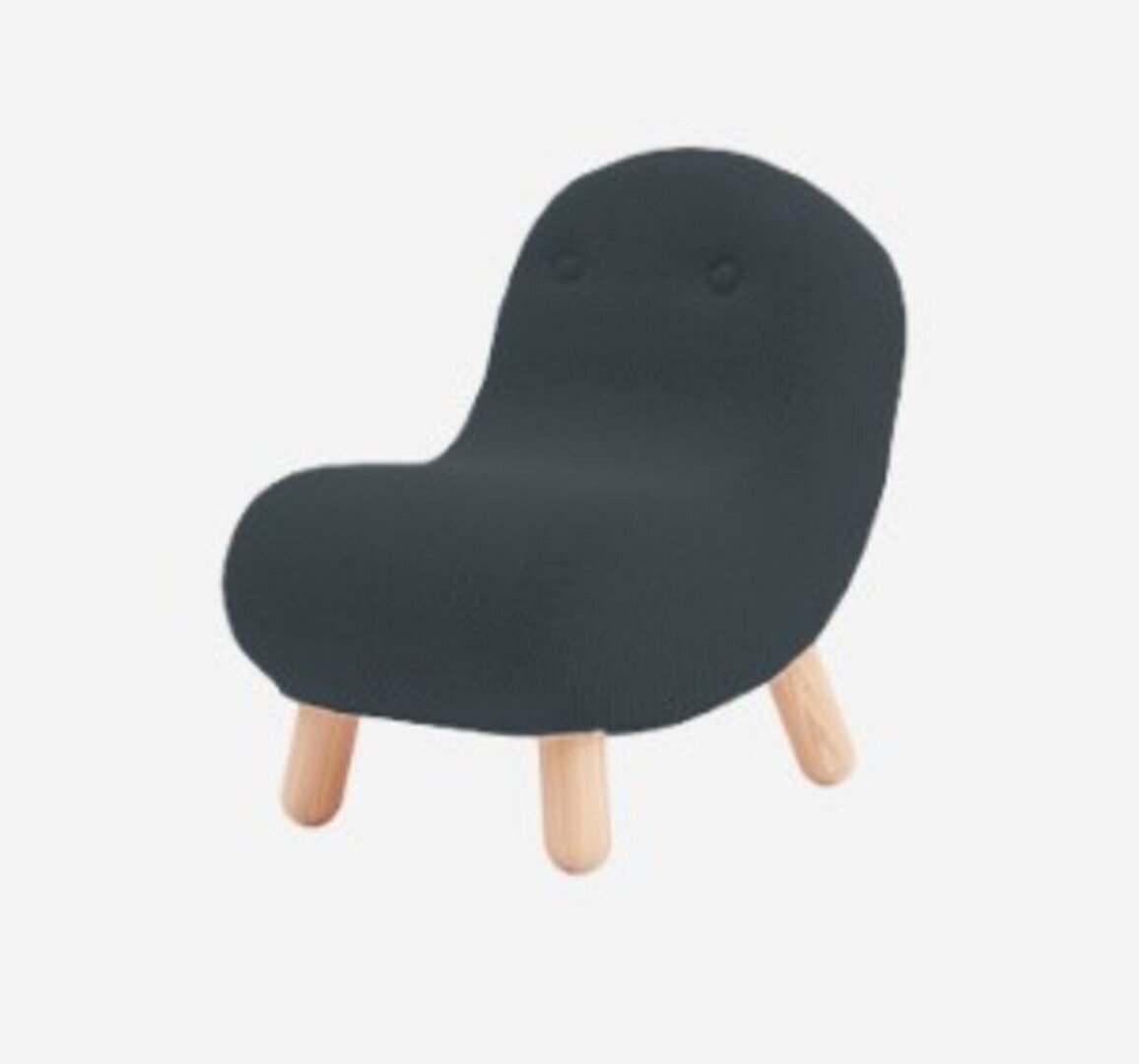 SOFTLINE BOB SESSEL -Felt Melange - 295 Black