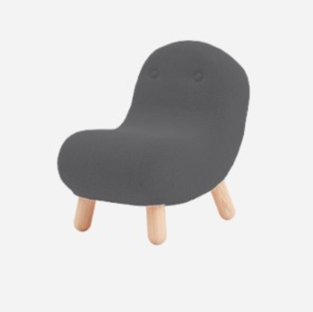 SOFTLINE BOB SESSEL -Felt Melange - 623 Dark Grey