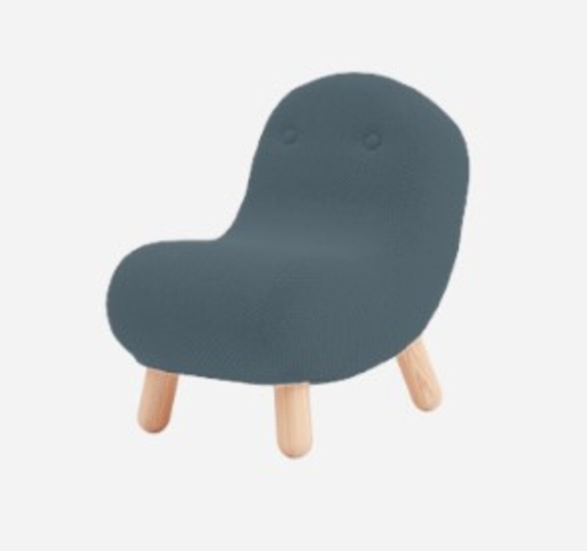 SOFTLINE BOB SESSEL -Felt Melange - 846 Blue Grey