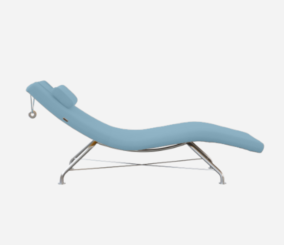 Softline SENSE SESSEL-Felt Melange - 858 Sky Blue-Weiss