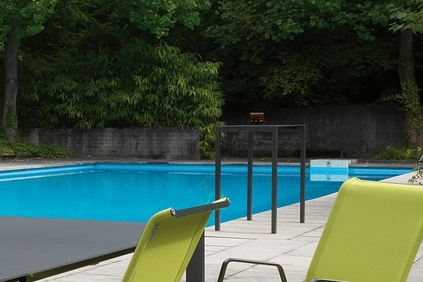 Schaffner Fiberglas-Stehtisch Luzern 140 x 60