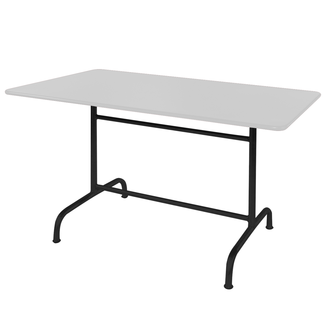 Schaffner Metalltisch Rigi 140 x 80 - Weiss