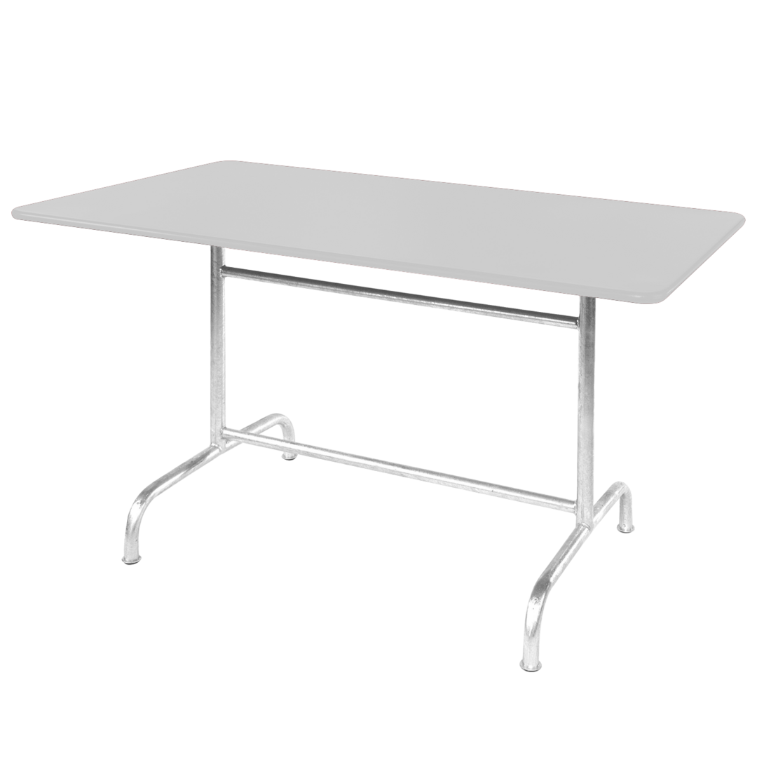 Schaffner Metalltisch Rigi 140 x 80 - Weiss