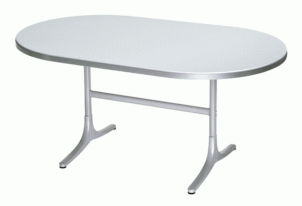 Schaffner Fiberglastisch Schaffhausen Oval 160 x 95