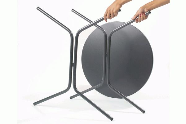 Schaffner Metall-Bistrostehtisch PIX Ø80/110