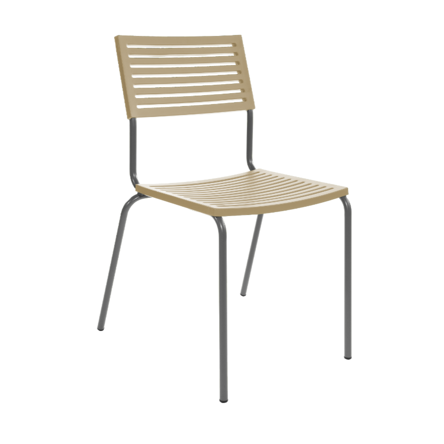 Schaffner Lamello ohne Armlehne - Antracite - Pastel Brown