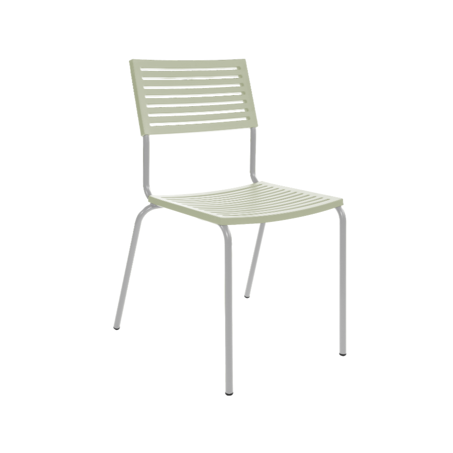 Schaffner Lamello ohne Armlehne - White - Pastel Green